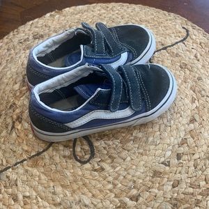 Vans blue/black size 10 toddler